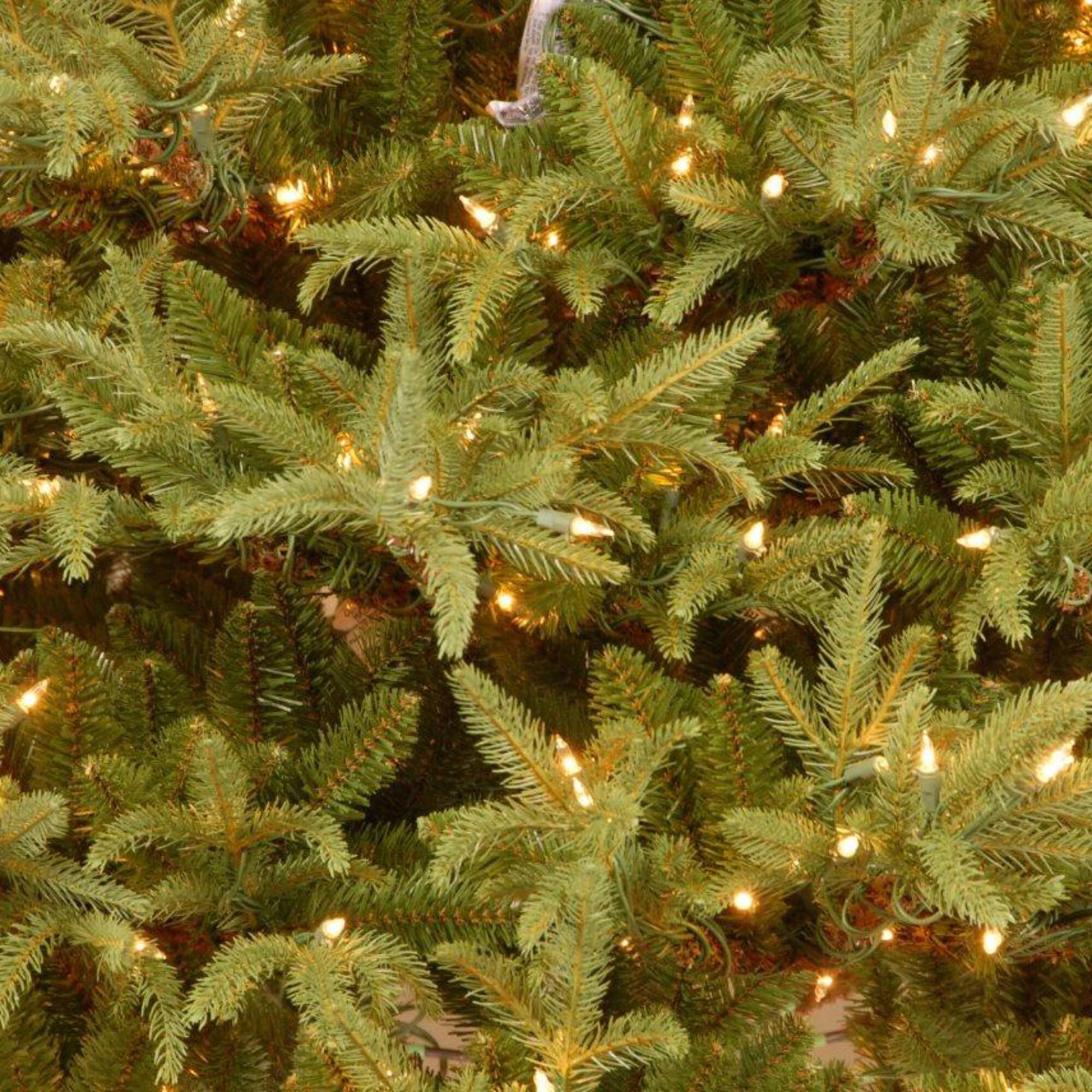 7.5 Ft. Pre-Lit Feel Real® Frasier Grande Full Artificial Christmas Tree, Clear Lights